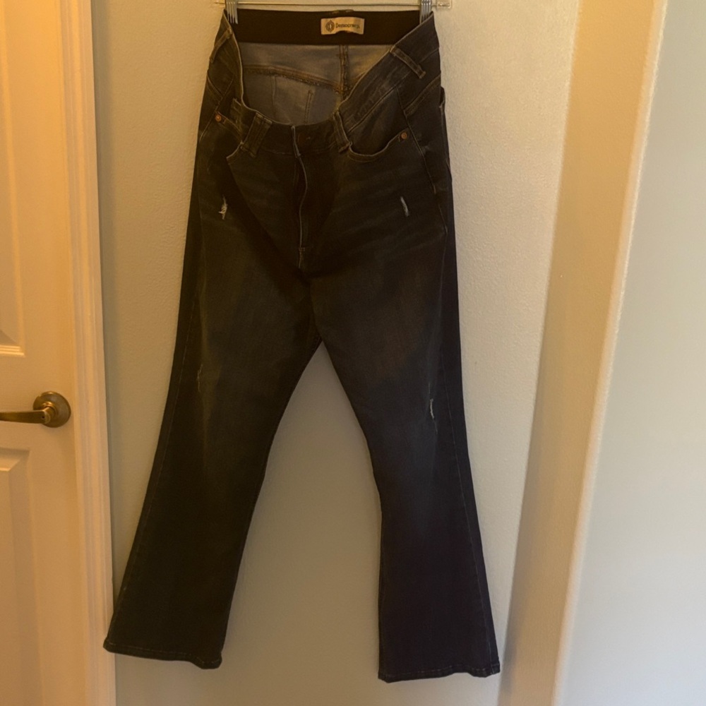 Democracy Women's Dark Blue Bootcut Jeans